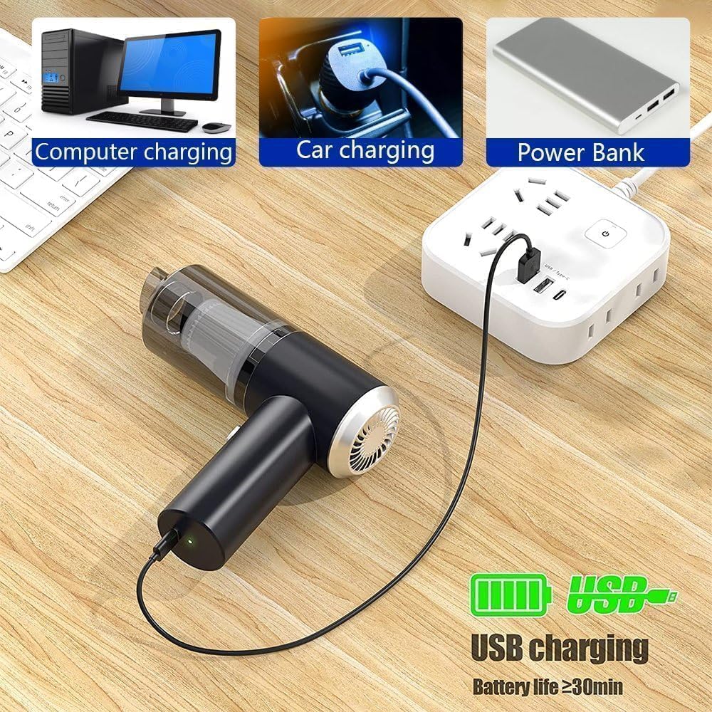 Wireless 3-in-1 Car Vacuum Cleaner